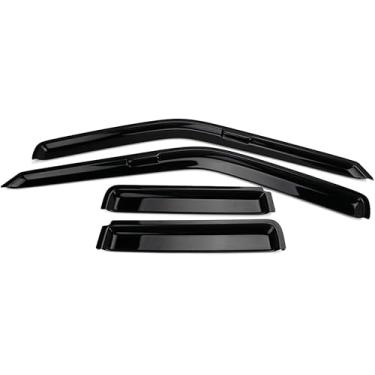 Imagem de Viseiras de janela TYG no canal serve para Nissan Pathfinder 1990-1995, defletores de vento de janela automáticos laterais, ventshade, protetores de chuva para carros/caminhões