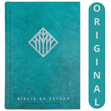 Imagem de Livro - Bíblia de estudo Thomas Nelson, NVI, capa dura verde, Leitura 