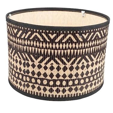 Imagem de Abajur de tecido para abajur de tecido Decoração de bambu Peças de reposição para abajur de abajur de reposição para abajur pendurado apenas abajures para lustre Decorar abajur de lustre Cabo de alime