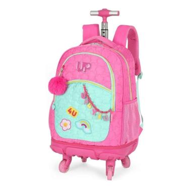 Imagem de MOCHILA ESCOLAR INFANTIL UP4YOU RODINHAS DE SKATE 360-Feminino