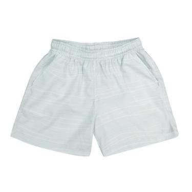 Imagem de Bermuda Infantil Menino Azul Listras Brancas Brancas Ogochi-Masculino