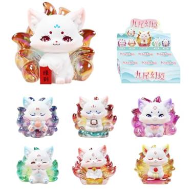 Imagem de Nine Tailed Fox Series Blind Box Figure Whole Set Mystery Box Cute Figure Birthday Hidden Surprise Random Design