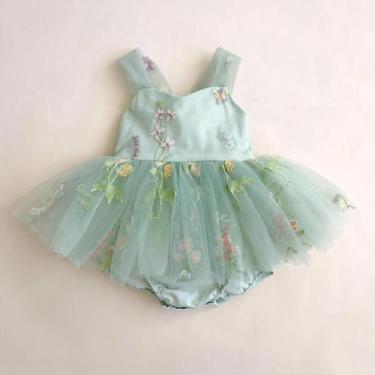Imagem de Macacão de Bebê Menina com Bordado Floral - 0 a 2 Anos - Verão, 6 milh