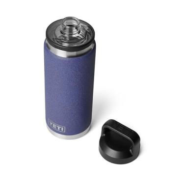 Imagem de YETI Garrafa Rambler de 740 ml, isolada a vácuo, aço inoxidável com tampa Chug, poeira lunar