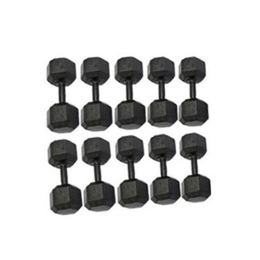 Imagem de Kit de Dumbells Sextavado   Pares de 12 a 20 Kg-Unissex