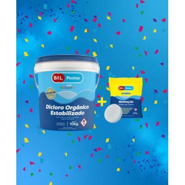 Imagem de Cloro Orgânico Estabilizado Bel 10Kg, Leve 1 pastilha Multiação Bel 20