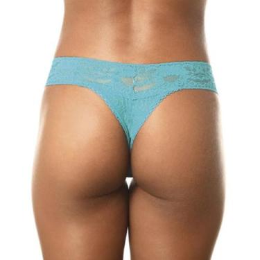 Imagem de Calcinha Fio Dental Xamego DeMillus 16198 Renda Elástica Confortável S