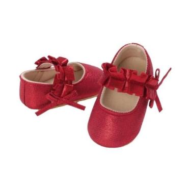 Imagem de Sapatos Casuais De Pelúcia Para Bebês Recém-Nascidos Com Laço, Confort