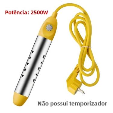 Imagem de Aquecedor Elétrico De Imersão Portátil Para Aquecimento De Água Em Cal