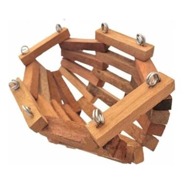 Imagem de Cachepot De Madeira - Berço - Para Plantas E Orquídeas Tam.p