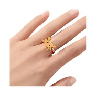 Imagem de Anel Giratório Ajustável Borboleta Margarida Para Mulheres, Anel Anti-