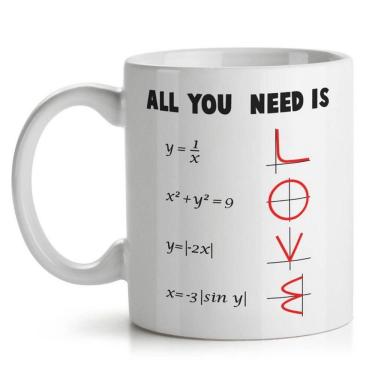 Imagem de Caneca All You Need Is Love - Math Style