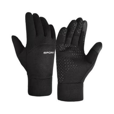 Imagem de Luvas De Ciclismo De Inverno Com Tela Sensível Ao Toque Para Homens E 