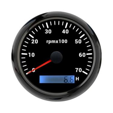 Imagem de Tacômetro LCD De 85MM Com Luz De Fundo LED Para Barco E Carro, Medidor