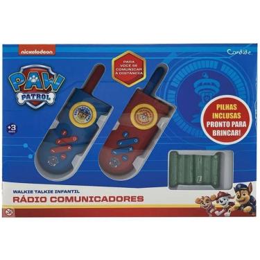 Imagem de Walkie Talkie Infantil com Lanterna Patrulha Canina Candide