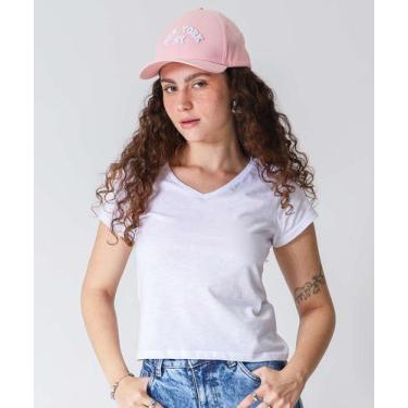 Imagem de Blusa Feminina Flamê Manga Curta Marisa Branco-66134, Branco, P