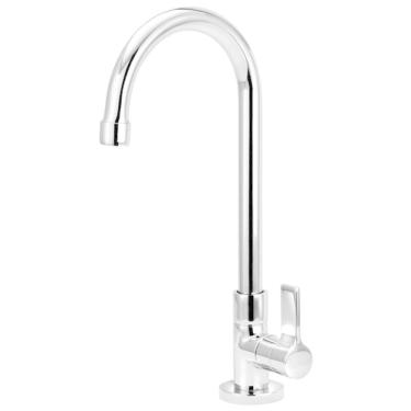 Imagem de Torneira Para Lavatório de Mesa Bica Alta 1-4 Volta Clean C62 Cromado Vtl620cwb Esteves Torneira