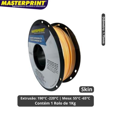 Imagem de Filamento 3D - PLA Skin - Rolo 1KG (1.75mm)