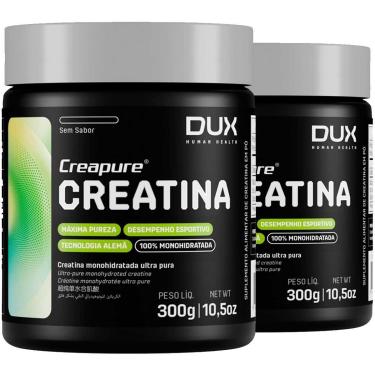 Imagem de 2x Creatina Monohidratada Creapure Dux 300g Sabor Sem Sabor-Unissex