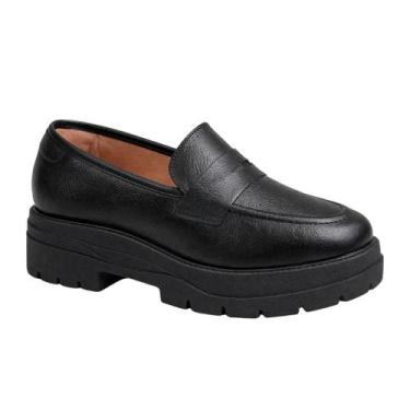 Imagem de Sapato Feminino Vizzano 1476.102 Napa Calf, Preto, 37