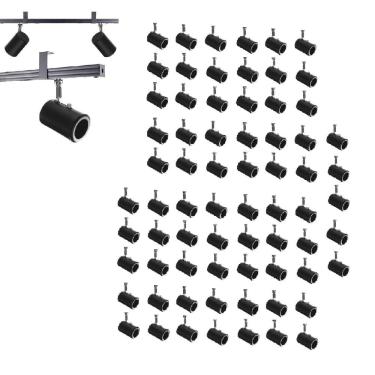 Imagem de Kit 70 Spot Trilho Perfilado Eletro calha Par20 Bulbo OL8