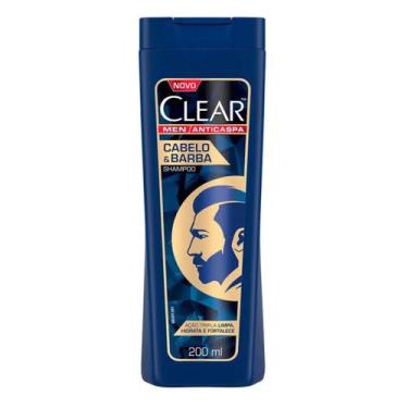 Imagem de Shampoo Clear Men Cabelo & Barba Anticaspa 200 ml