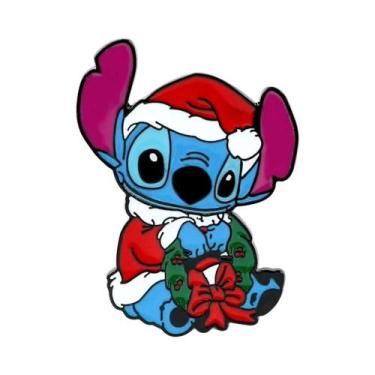 Imagem de Broche Esmaltado Colorido Stitch E Angel Da Disney - Série Lilo & Stit