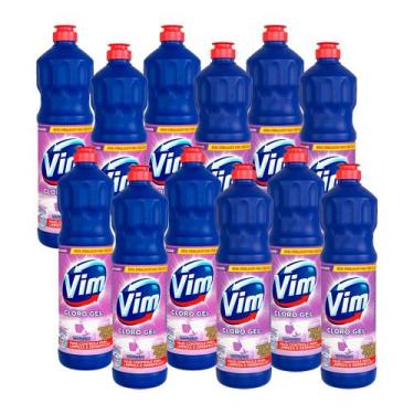 Imagem de Kit 12 Desinfetantes Vim Multiuso Cloro Gel Lavanda 700ml