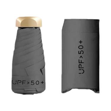 Imagem de Guarda-chuva Mini Ultra Leve Para Mulheres, Dobrável Em Cinco Partes, 