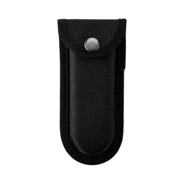 Imagem de Bolsa De Cintura Em Nylon Preto Para Canivete Dobrável E Alicate Com P