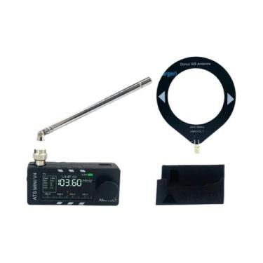 Imagem de Rádio Portátil Mini AM/FM USB Com Tela IPS De 1.9 Polegadas Para Uso I