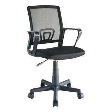 Imagem de Cadeira Escritorio Giratoria Preta Ergonomica - New York Preta