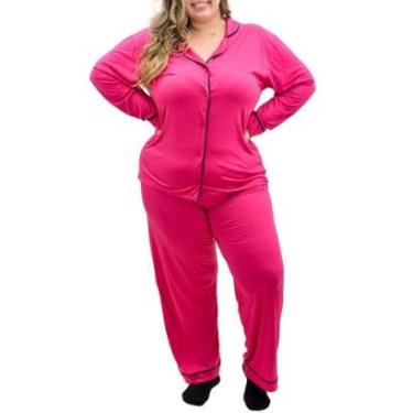 Imagem de Pijama De Inverno Plus Size Feminino Americano Victory-Feminino