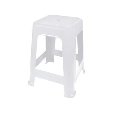 Imagem de Banqueta dobrável Jogá Combat (Suporta até 90kg), Branco