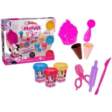 Imagem de Massinha Minnie Doceria Disney Junior Cotiplás - Cotiplas, Colorido