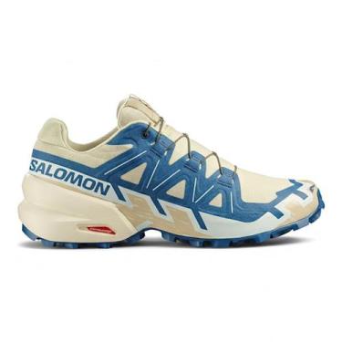 Imagem de Tenis Salomon Speedcross 6 Masculino, 42, Bege azul marinho, Caqui