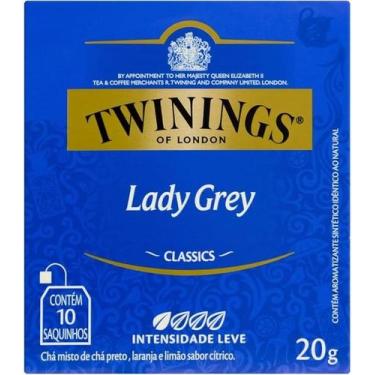Imagem de Chá Preto Lady Grey 20G - Caixa com 10 Unid - TWININGS