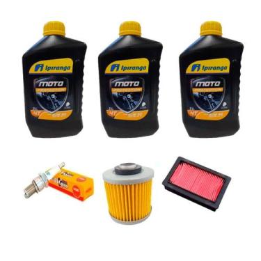 Imagem de kit Revisão yamaha Xt600 óleo lubrax filtro + Filtro Ar vela - IPIRANG