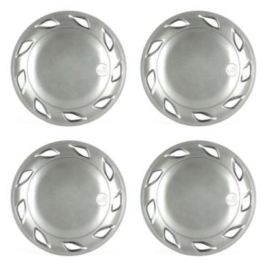 Imagem de Jogo Calota Aro 13 Universal Fixação Por Pressão - Grid Calotas