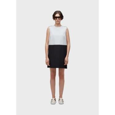 Imagem de Vestido curto superlight double bicolor OSKLEN-Feminino