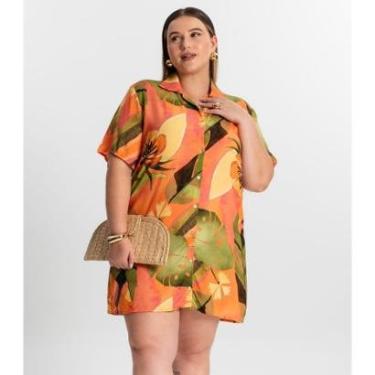 Imagem de Vestido Secret Chemise Curto Plus Size Feminino-Feminino