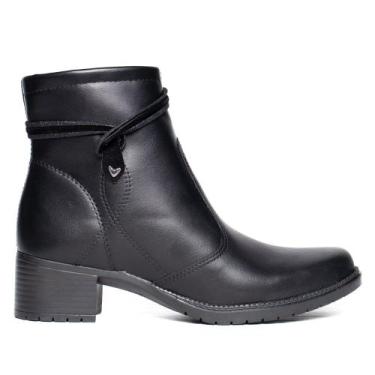 Imagem de Bota Feminina Mississipi Cano Curto Napa Preto, Preto, 37