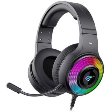 Imagem de Headset Gamer Havit H2042D RGB Driver 50mm Som Profissional com Microf