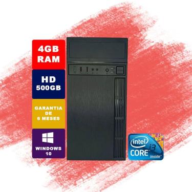 Imagem de Pc Computador Cpu Intel I3 HD 500gb + Memória Ram  windows10