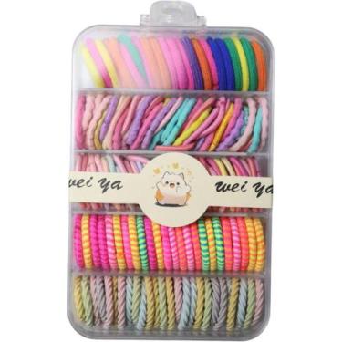 Imagem de Acessorio para Cabelo Elastico Color 2CM Caixa (7890265954025) - KIT