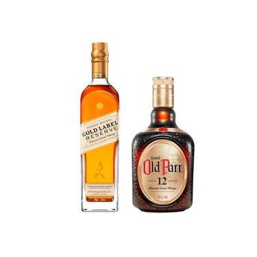 Imagem de FRUTADOS - Whisky Old Parr 750ml + JW Gold Label 750ml
