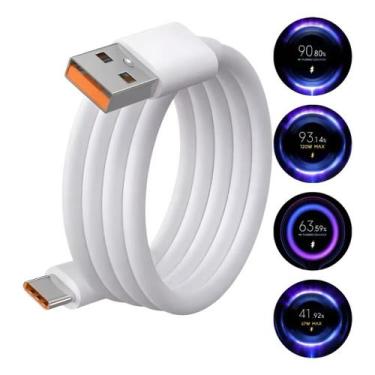 Imagem de Cabo De Carregamento Turbo Compatível Com Xiaomi 6a Tipo C Carregador 