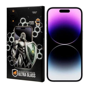 Imagem de Película para iPhone 14 Pro - Ultra Glass - Preta - Gshield