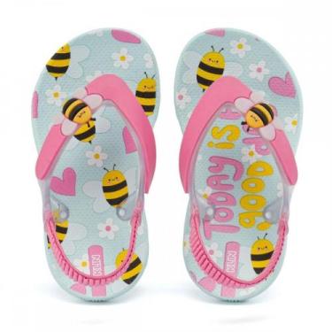 Imagem de Chinelo Klin 442137 15711 Acqua Print Menina Infantil, Azul, 20