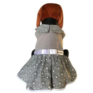 Imagem de Vestido de verão para cães - Totó & Cia, Cinza, 6
